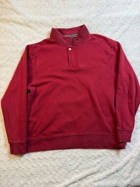 Orvis Men's Zip-Front Sweater in Wine